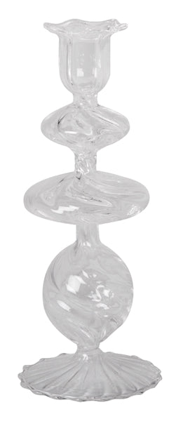 Bougeoir Verre Spirale