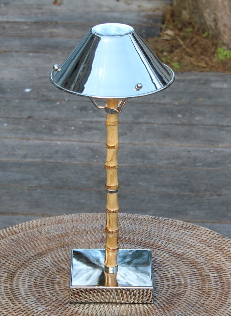Lampe Bambou  Rechargeable 40 Cm