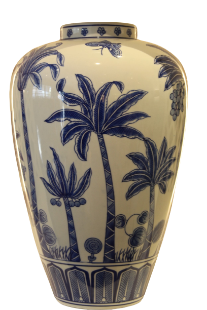 Vase Porcelaine Jungle