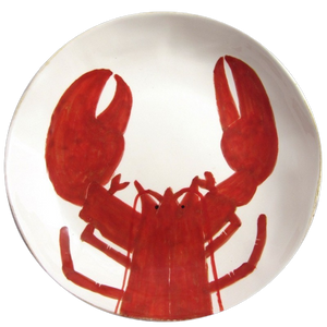 Plat Creux Faïence Homard